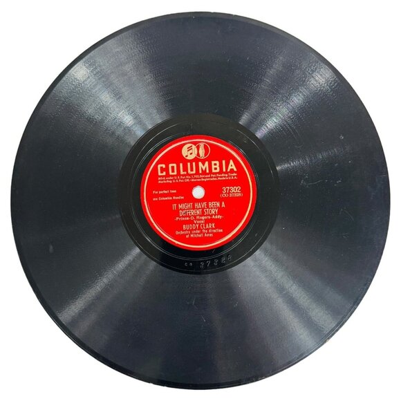 Buddy Clark If I Had My Life To Live Over 10in Shellac 78 RPM Columbia 37302 - Picture 3 of 4